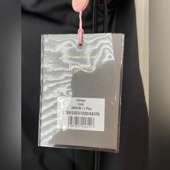 House of CB Adriana Dress - Black, Size Large, Bigger Cup (D-E), NEW WITH TAGS - Picture 4 of 6